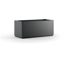 Ethica rectangular flower box 80 cm graphite