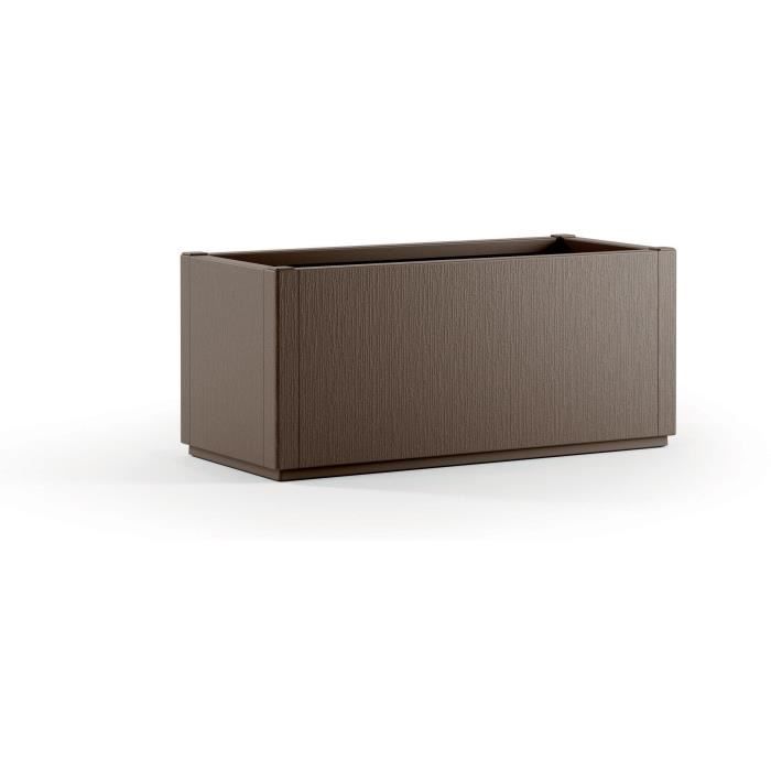 Ethica rectangular flower box 80 cm taupe