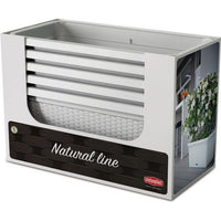 STEFANPLAST NATURAL Blumenkasten  66 l  80 x 40 x 34 cm (H)  Steingrau
