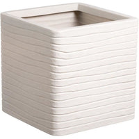 Blumentopf - STRATA - Quadratisch - Banbury - Ø 30,5 cm x 30 cm H - Steinfarbe