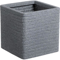 Blumentopf - STRATA - Quadratisch - Banbury - Ø 30,5 cm x 30 cm H - Eschenfarbe