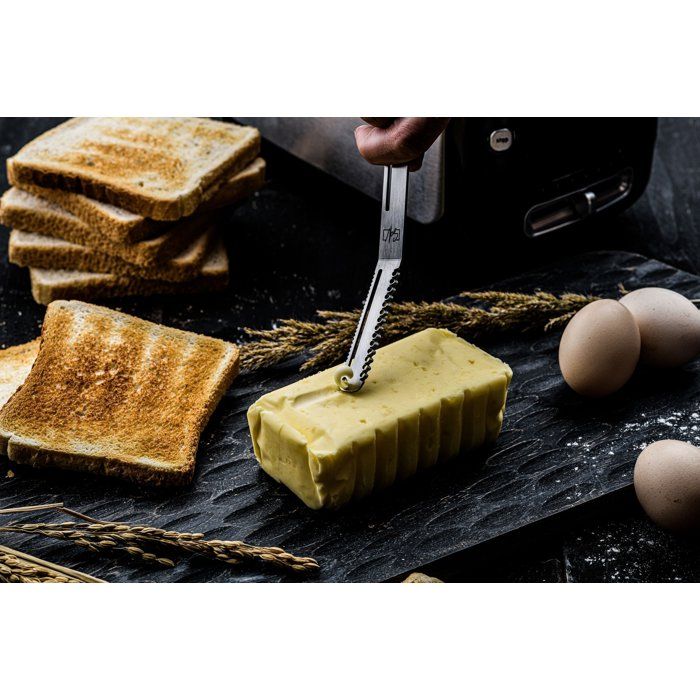 Käse- und Buttermesserset  LIFESTYLE  Edelstahl  6-teilig  Silber