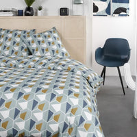 TODAY BEDDING SET - DUVET COVER 240X260 + 2 PILLOWCASES 63X63 - 100% COTTON 57 thread count - Mawira