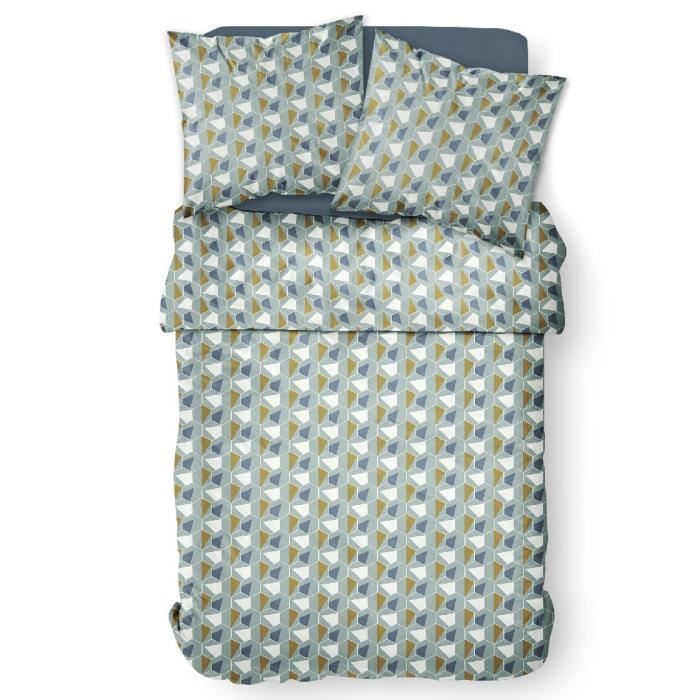 TODAY BEDDING SET - DUVET COVER 240X260 + 2 PILLOWCASES 63X63 - 100% COTTON 57 thread count - Mawira