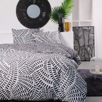 Double bed set -TODAY - 240x200 cm - 100% Cotton - Black and White