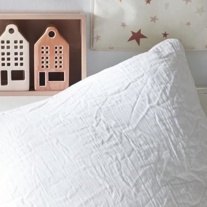 Bedding set - TODAY - 123320 - 2 people - 260x240cm - Plain cotton gauze - Chalk