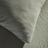 Bedding set - TODAY - 123327 - 1 person - 140x200 cm - Plain cotton gauze - Sage