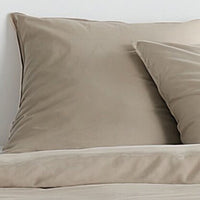 Bettwäsche-Set  TODAY  Essential  2 Personen  220 x 240 cm  Beige Kreppoptik