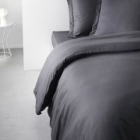 TODAY ESSENTIAL DUYTTE COVER - 240 x 260 cm - 2 people - 100% UNE cotton - charcoal