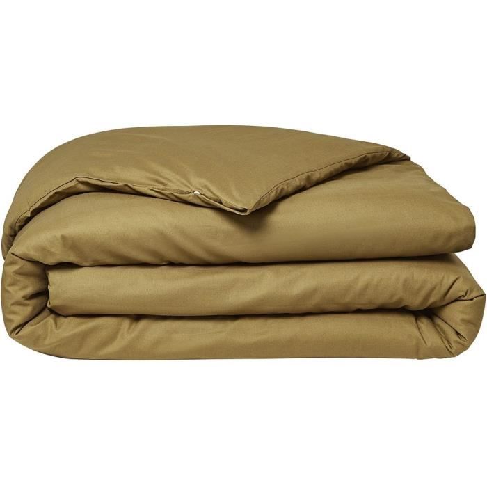 Bedding set - TODAY - 240 x 260 cm - 100% cotton - Organic - Bronze