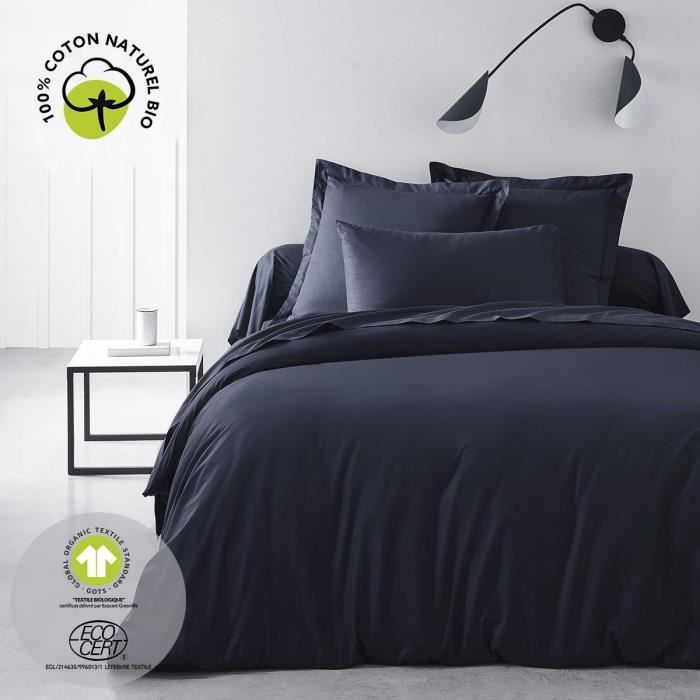Bedding set - TODAY - 240 x 260 cm - 100% cotton - Organic Navy - GOTS certified