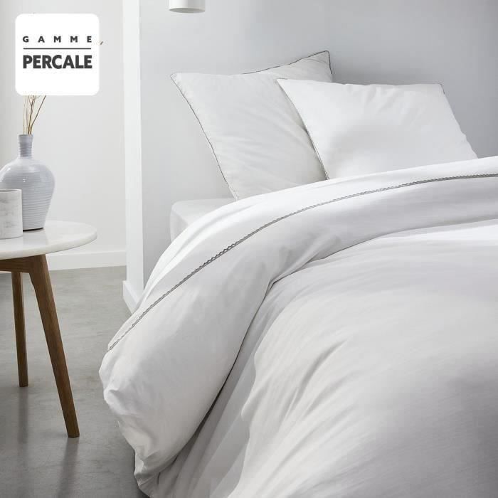 TODAY PRESTIGE TODAY BLATE - 240 x 260 cm - 2 people - 100% percale lace finish - chalk