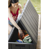 BRAVO garden chest - Resin - Capacity 270L - Anthracite