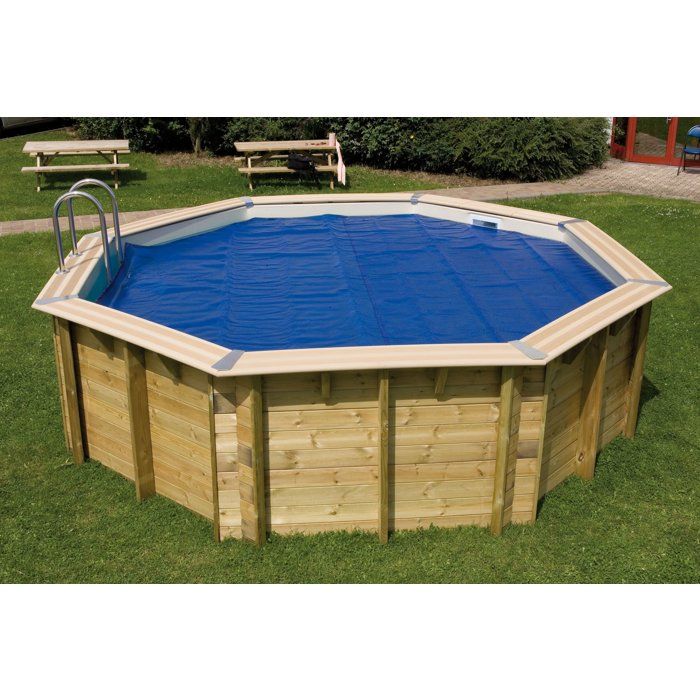 Luftpolsterfolie  UBBINK  Für Ubbink-Holzpools  400 x 750 cm  Material: Polyethylen  Blau
