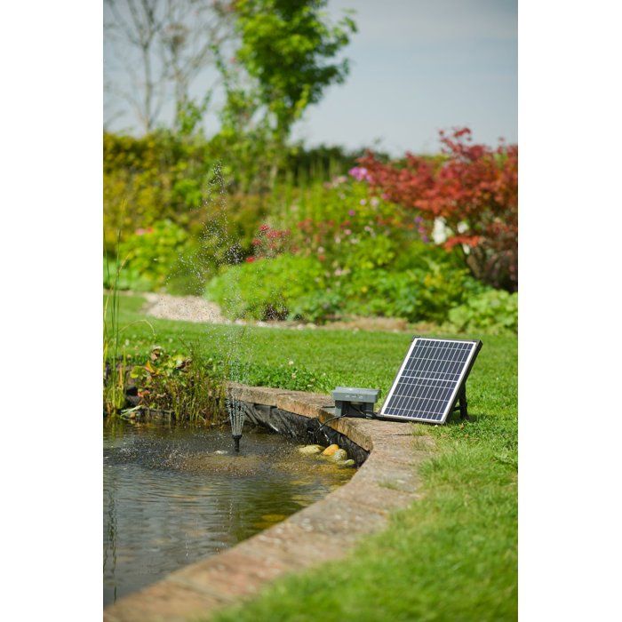 Springbrunnenpumpe  UBBINK  SolarMax 600 Accu Power Control  Fördermenge 700 l/h  Tag-/Nachtbetr