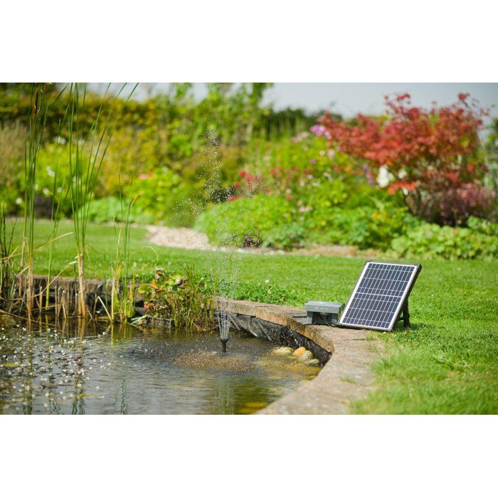 Springbrunnenpumpe  UBBINK  SolarMax 600 Accu Power Control  Fördermenge 700 l/h  Tag-/Nachtbetr