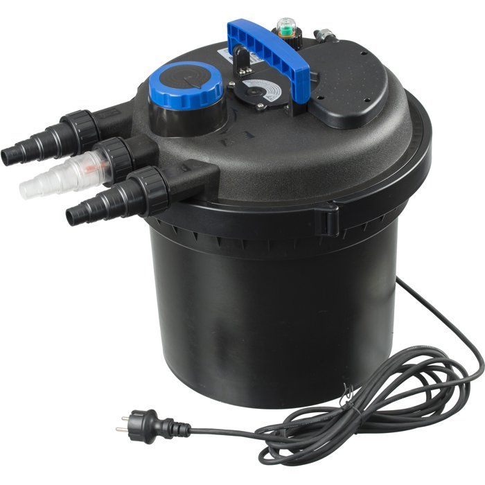 Druckfilter  UBBINK  BioPressure II 10000 PlusSet  mit Xtra 3900 Pumpe  integrierte 11W UVC-Lamp