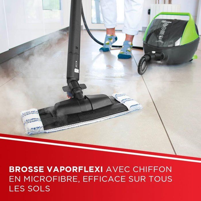 POLTI VAPORETTO Pro 95 Turbo Flexi  Dampfreiniger für verschiedene Oberflächen  1100 W  1,3 l  S