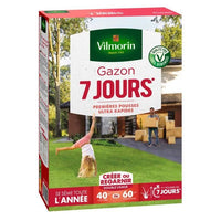 VILMORIN Grassamen - 7 Tage - 1KG Box - Ultraschnelle erste Triebe