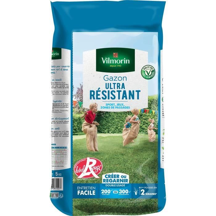 VILMORIN Ultra-resistente Red Label Grassamen - 5 kg