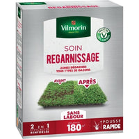 VILMORIN Saatgut für die universelle Rasenpflege und Nachdüngung - 2 in 1 - 3 kg