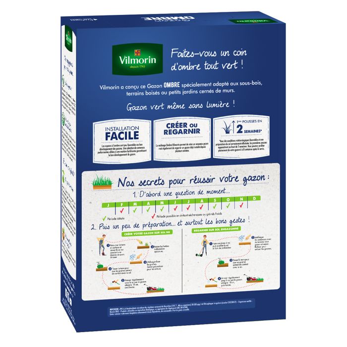 VILMORIN Schattengrassamen - 1 kg
