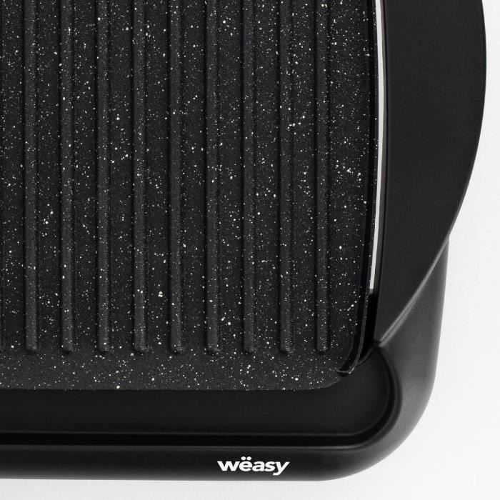 WEASY STO52 ELECTRIC PANCHA 2000W - Stone effect plate - 52x27cm - Adjustable temperature - Anti -ad
