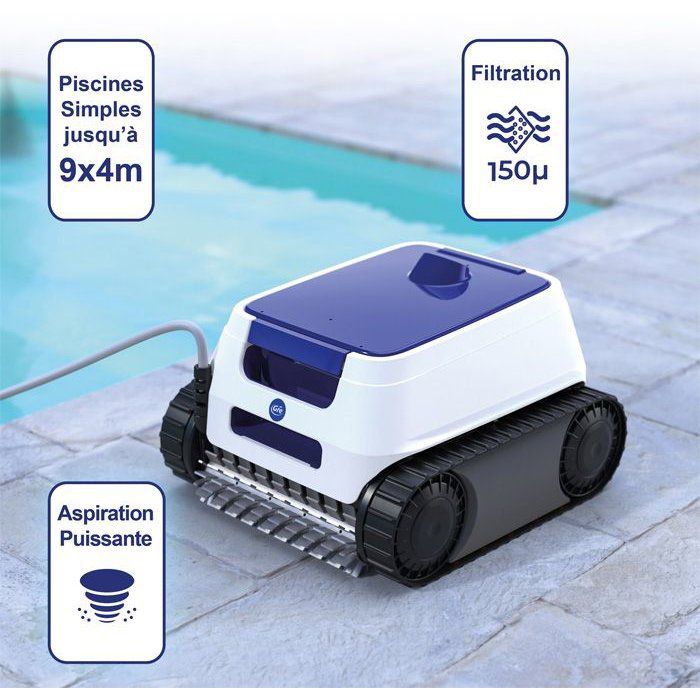 Robot Pool GRE ER 230 - Maintenance background, walls and water lines - Buried pool or above -ground