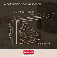 2er Set 3D-Kuchenformen - ZENKER - Osterhasenform - 600 ml -
