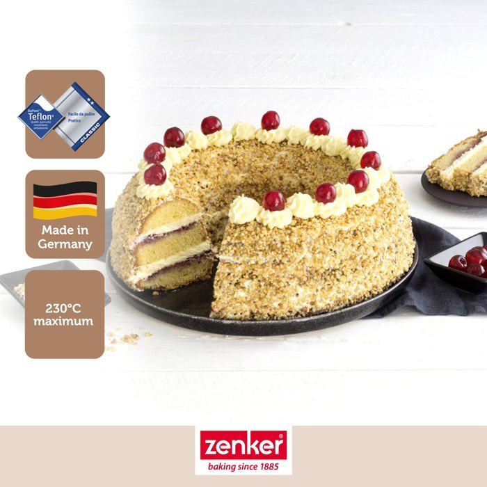 Kouglofform und Savarinform - ZENKER - Schwarz Metallic - 25 und 28 cm