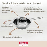Bain-Marie-Set und Frittierzange für Donuts - ZENKER - Smart Pastry