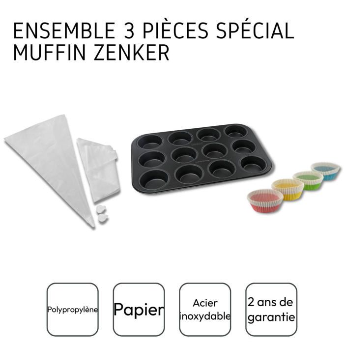 3-teiliges Spezial-Muffin-Set - NIROSTA